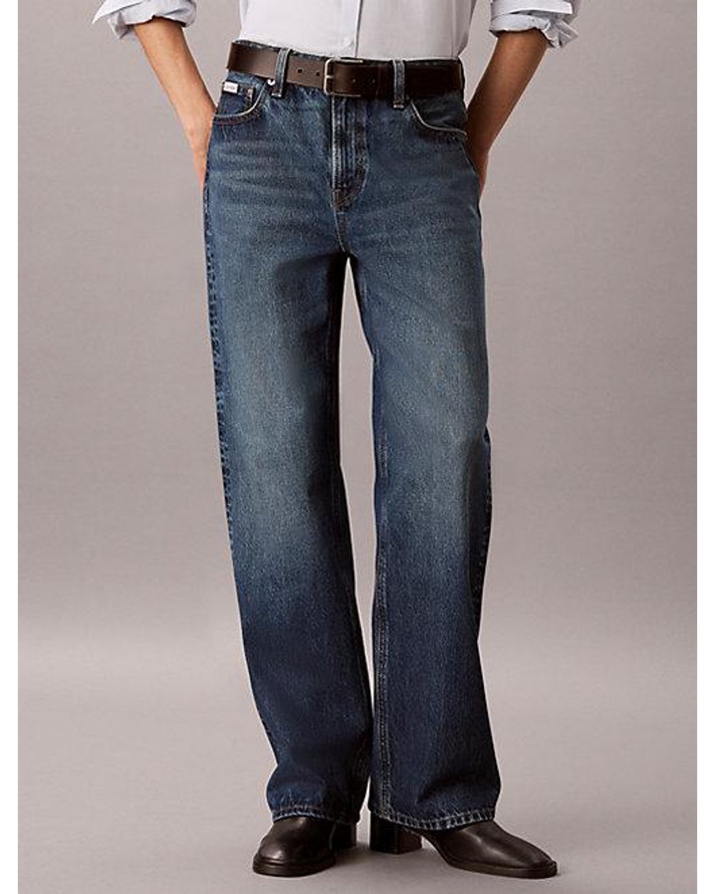 Calvin Klein Blue Jeans 90S Straight Jeans