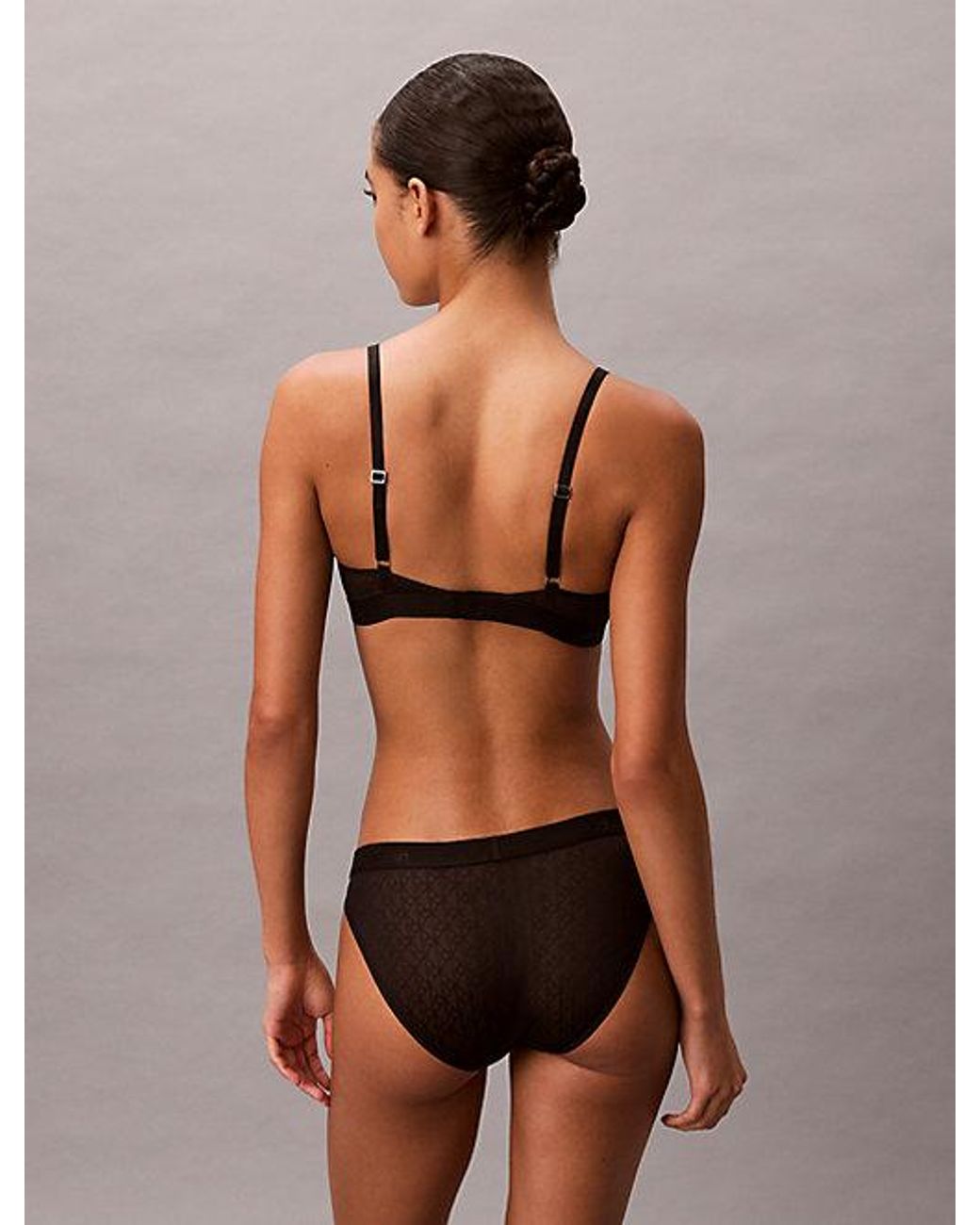Calvin Klein Bralette in het Black