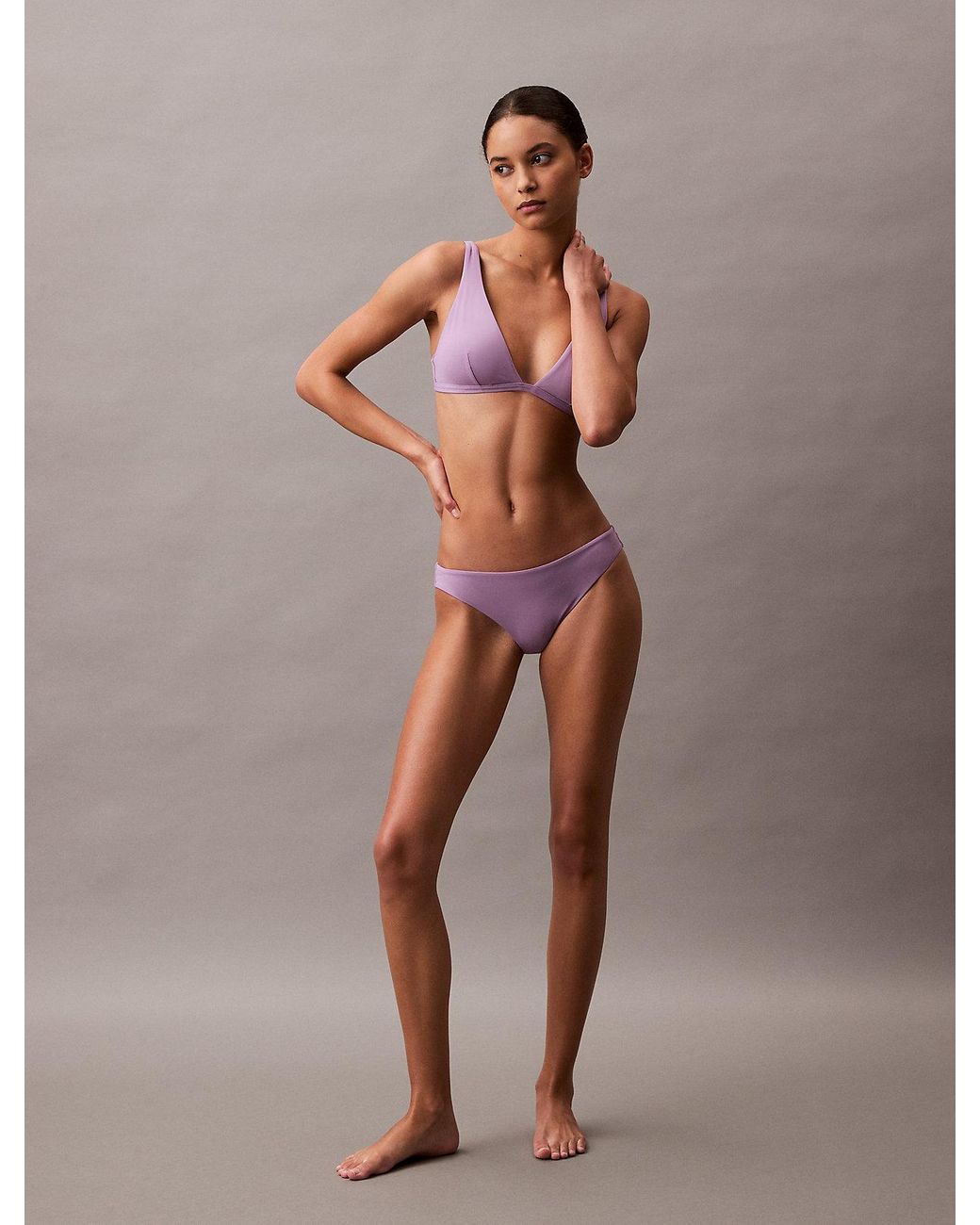Calvin Klein Purple Bikini Bottoms
