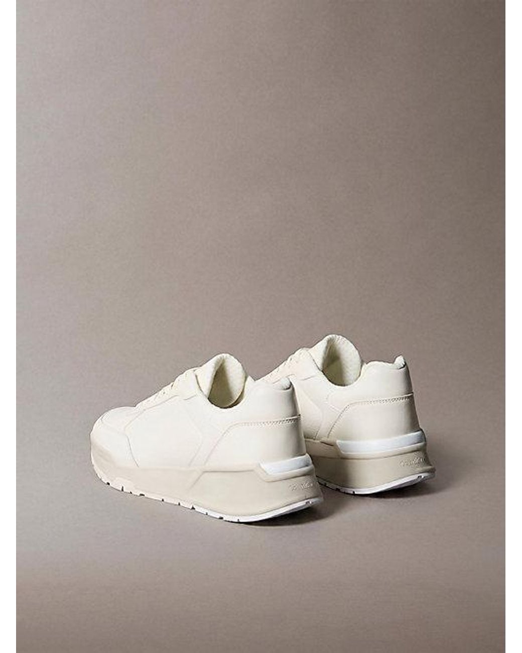 Calvin Klein Multicolor Leather Chunky Dad Trainers for men