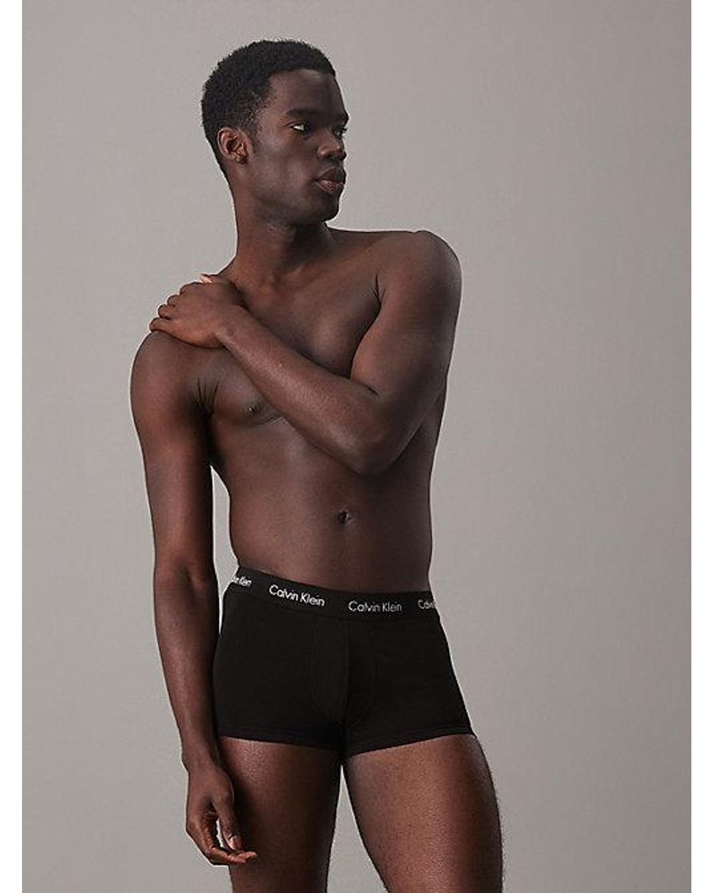Calvin Klein 3 Pack Low Rise Trunks in het Black voor heren