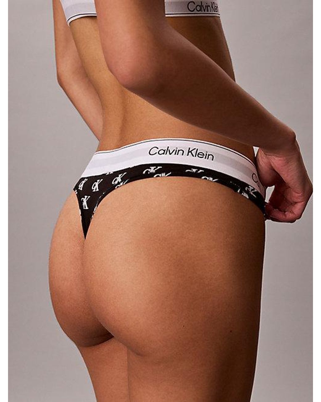 Calvin Klein Multicolor Thong Icon Cotton Modal