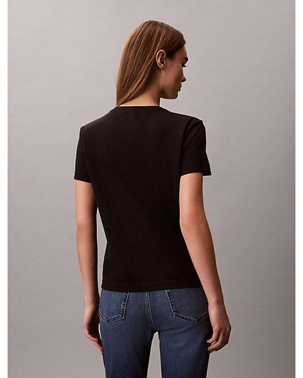 Calvin Klein Black Jeans Monogram T-Shirt