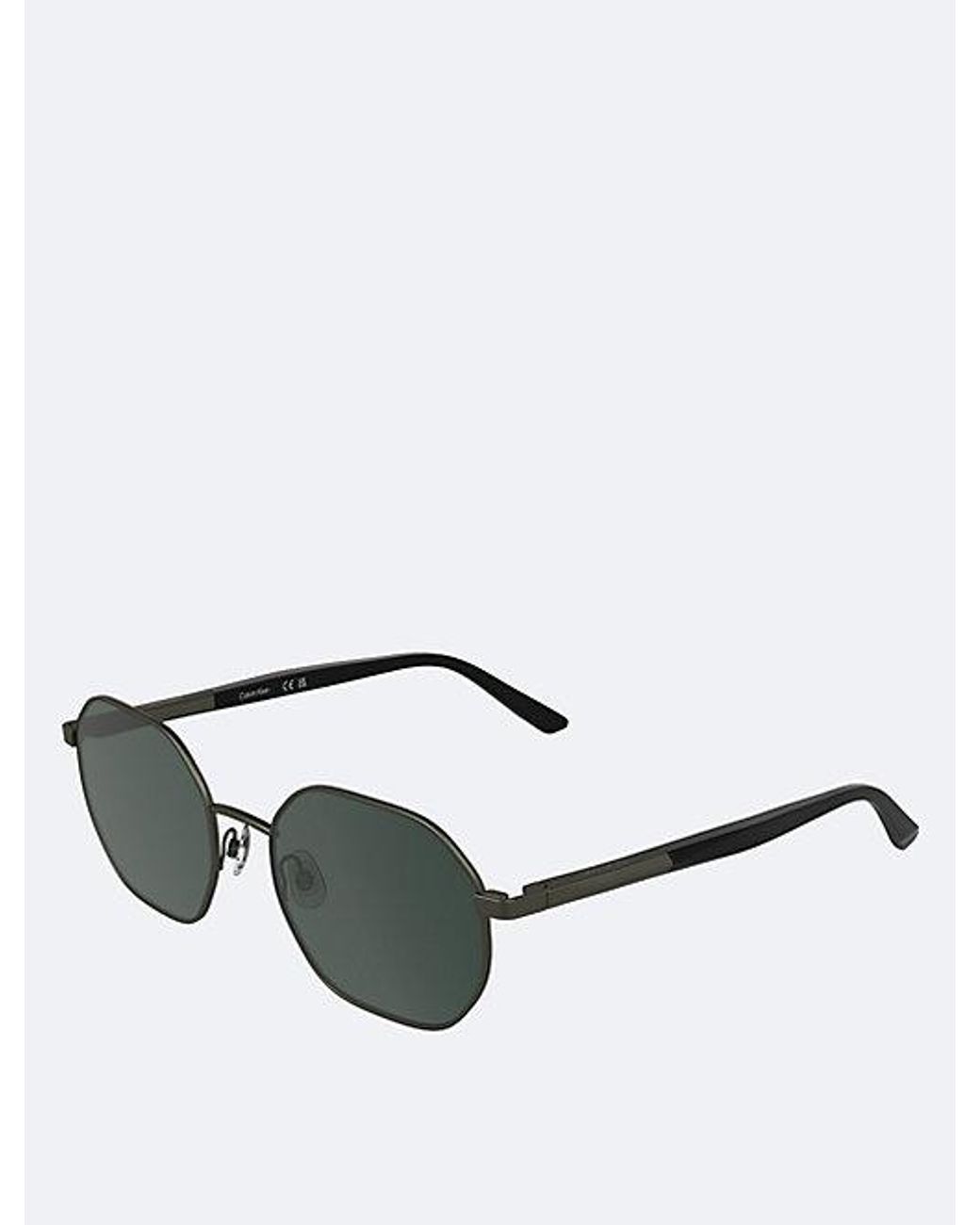 Calvin Klein Green Modified Rectangle Sunglasses Ck25110S