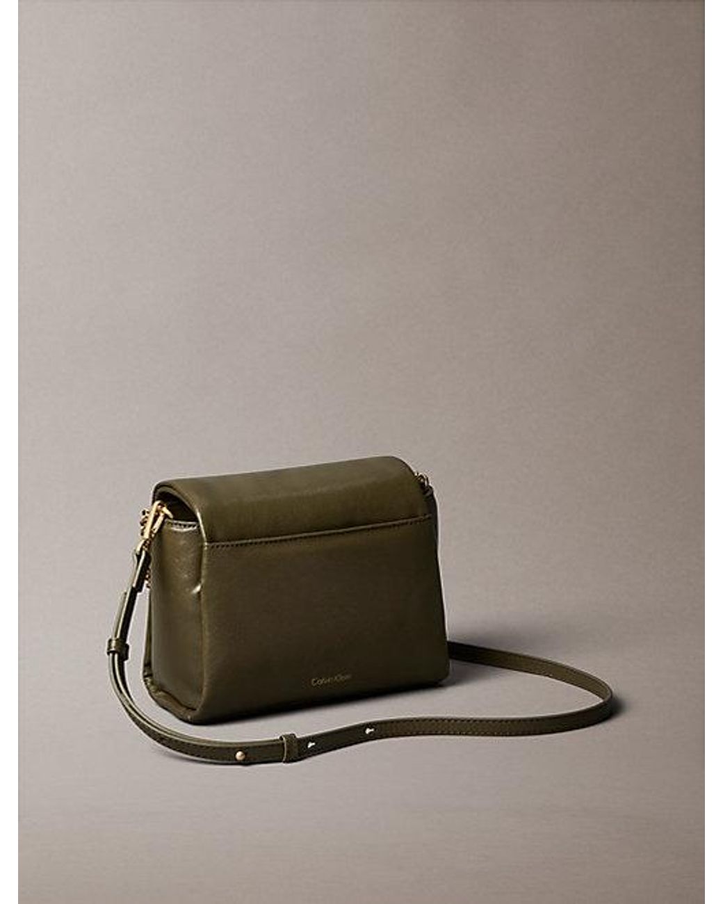 Calvin Klein Multicolor Padded Emblem Hardware Crossbody Bag
