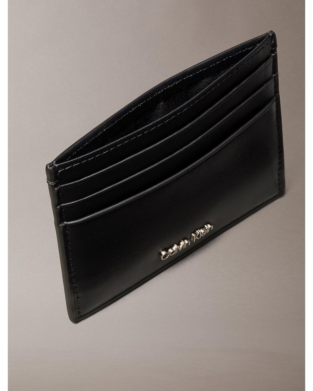 Porta Carte di Calvin Klein in Black da Uomo