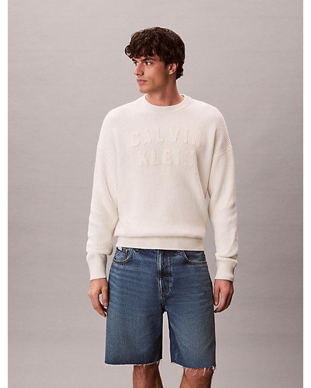 Calvin Klein Blue Jeans 90S Relaxed Denim Shorts for men