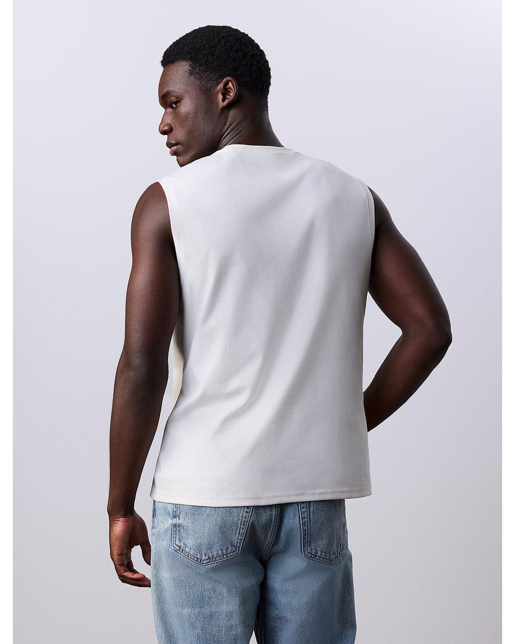 Calvin Klein Jung Kook For Muscle Tank Top in White for Men | Lyst UK