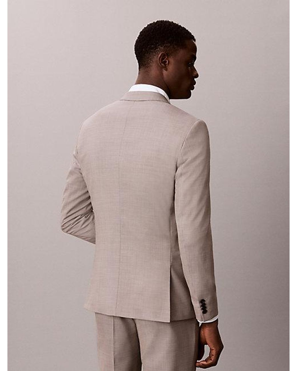 Calvin Klein Natural Wool Slim Blazer for men