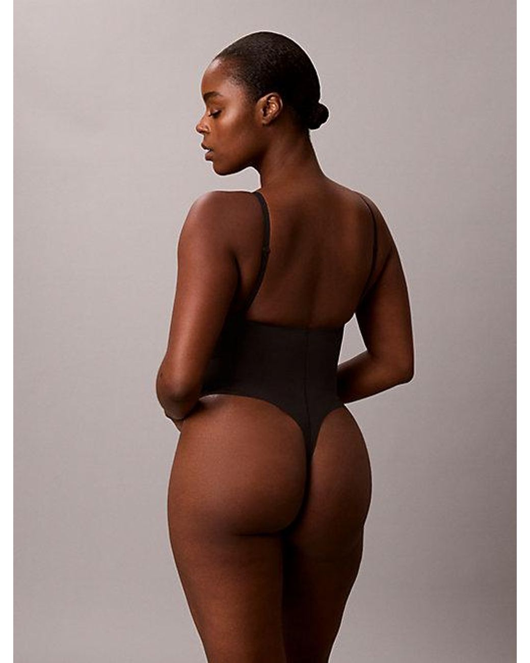 Calvin Klein Brown Shapewear Bodysuit Perfectly Fit Shapewear