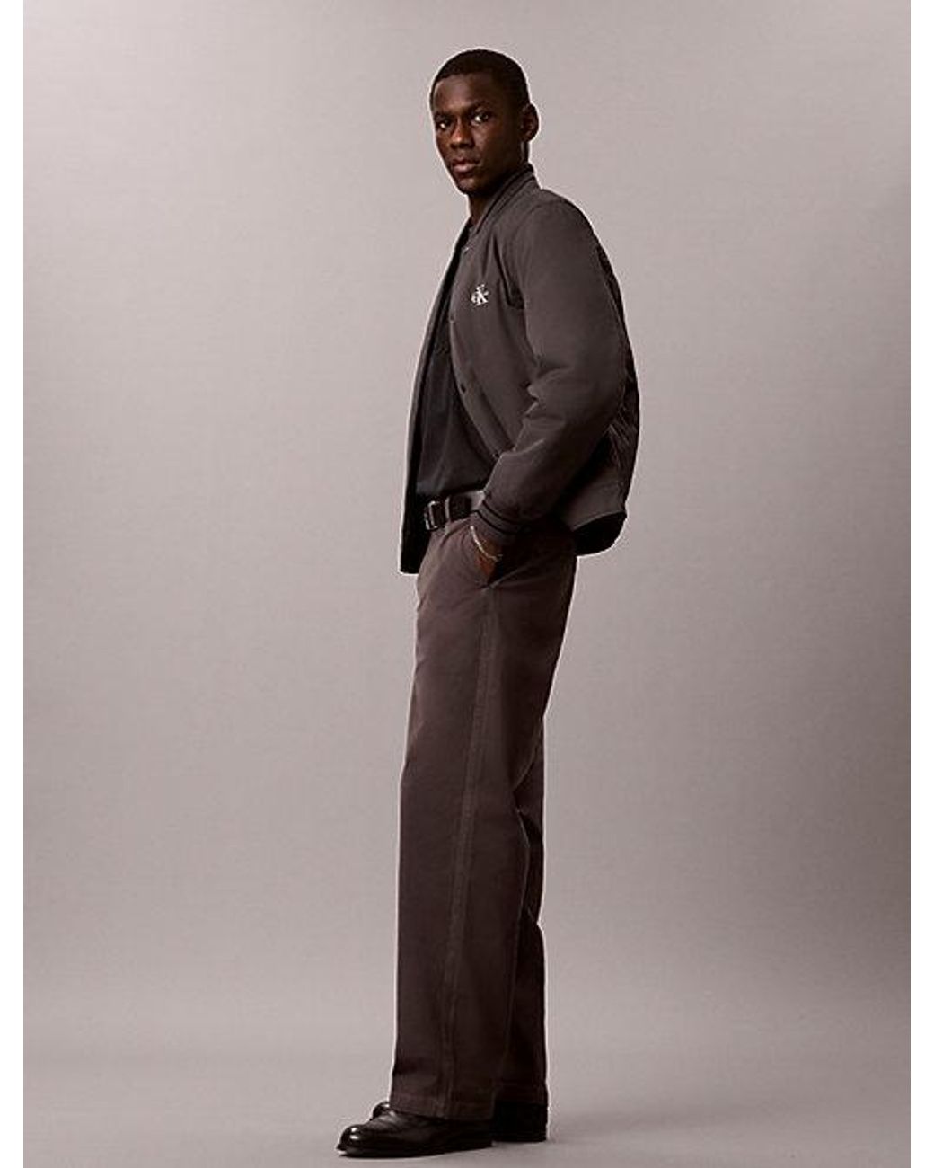 Calvin Klein Brown Jeans Baggy Chino Pants for men