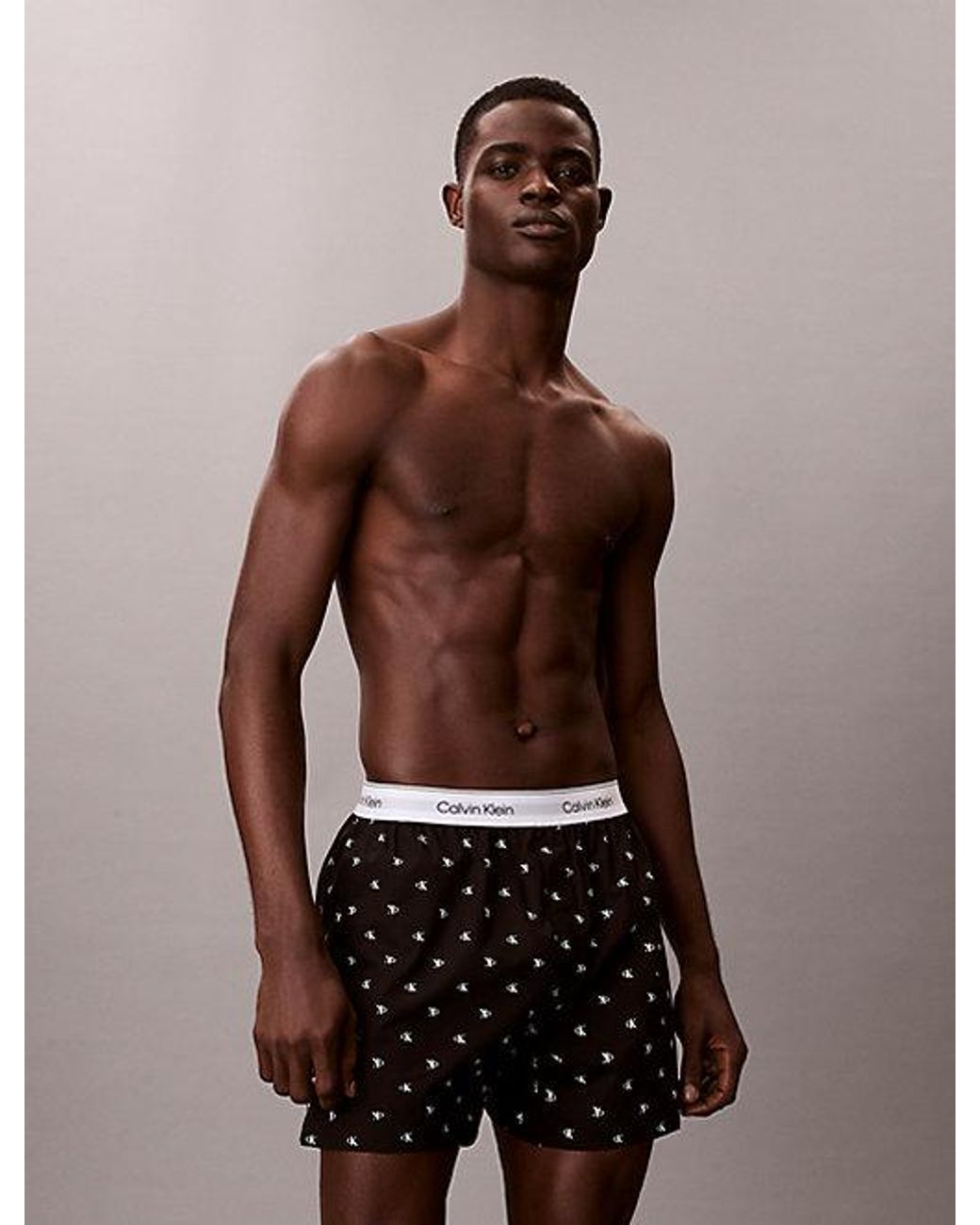 Calvin Klein Brown Boxers Heritage Cotton Poplin for men