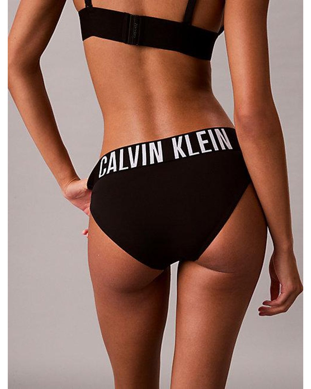 Calvin Klein Black Bikini Bottoms Intense Power
