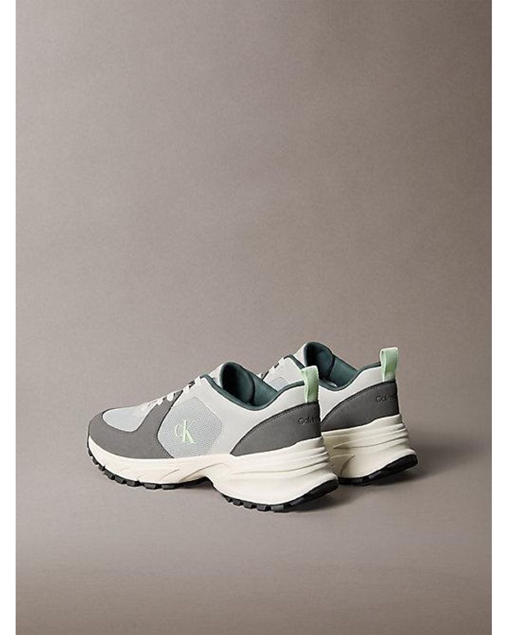 Calvin Klein Metallic Traction Runner Trainers for men