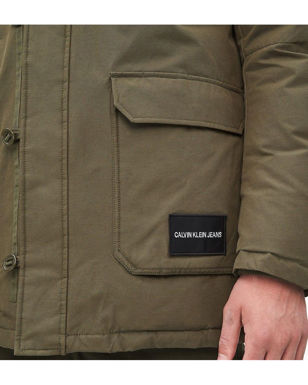 calvin klein otto down parka coat