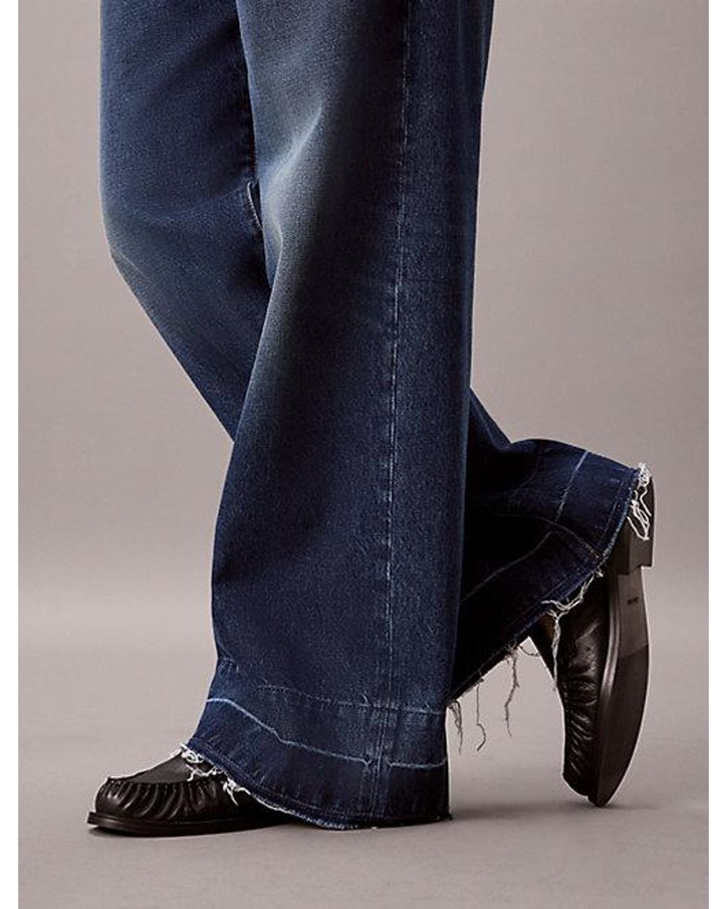 Calvin Klein Blue Jeans Wide Leg Jeans