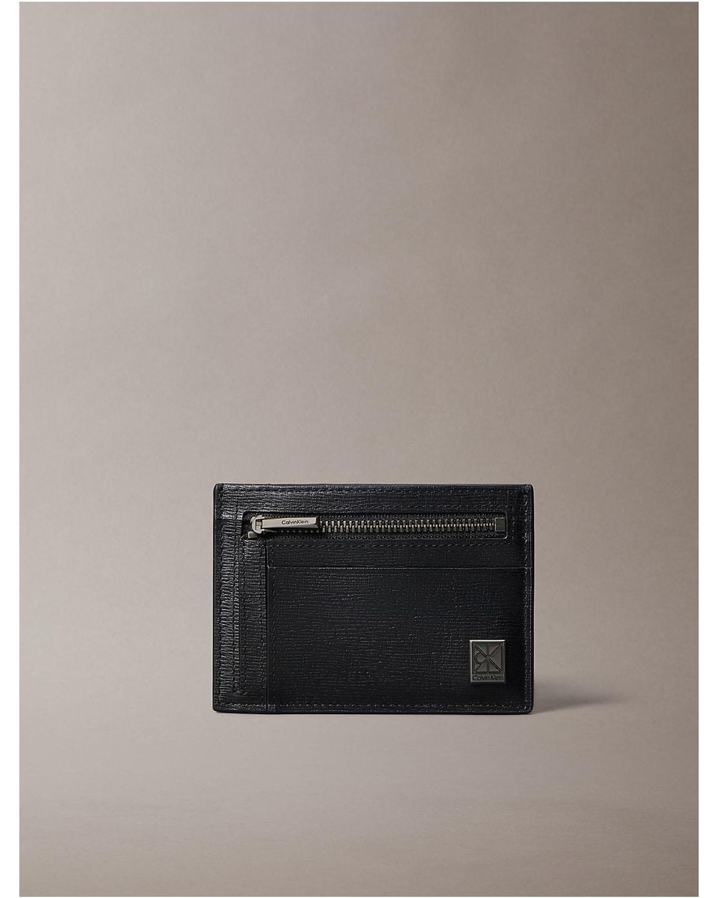 Calvin Klein Black Emblem Logo Cardholder for men