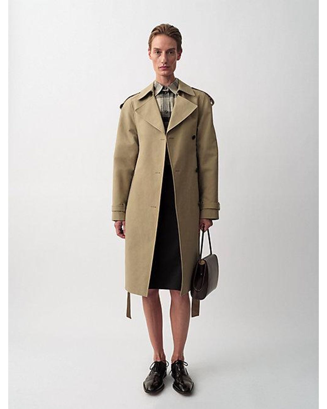 Calvin Klein Natural Jones Trench Coat
