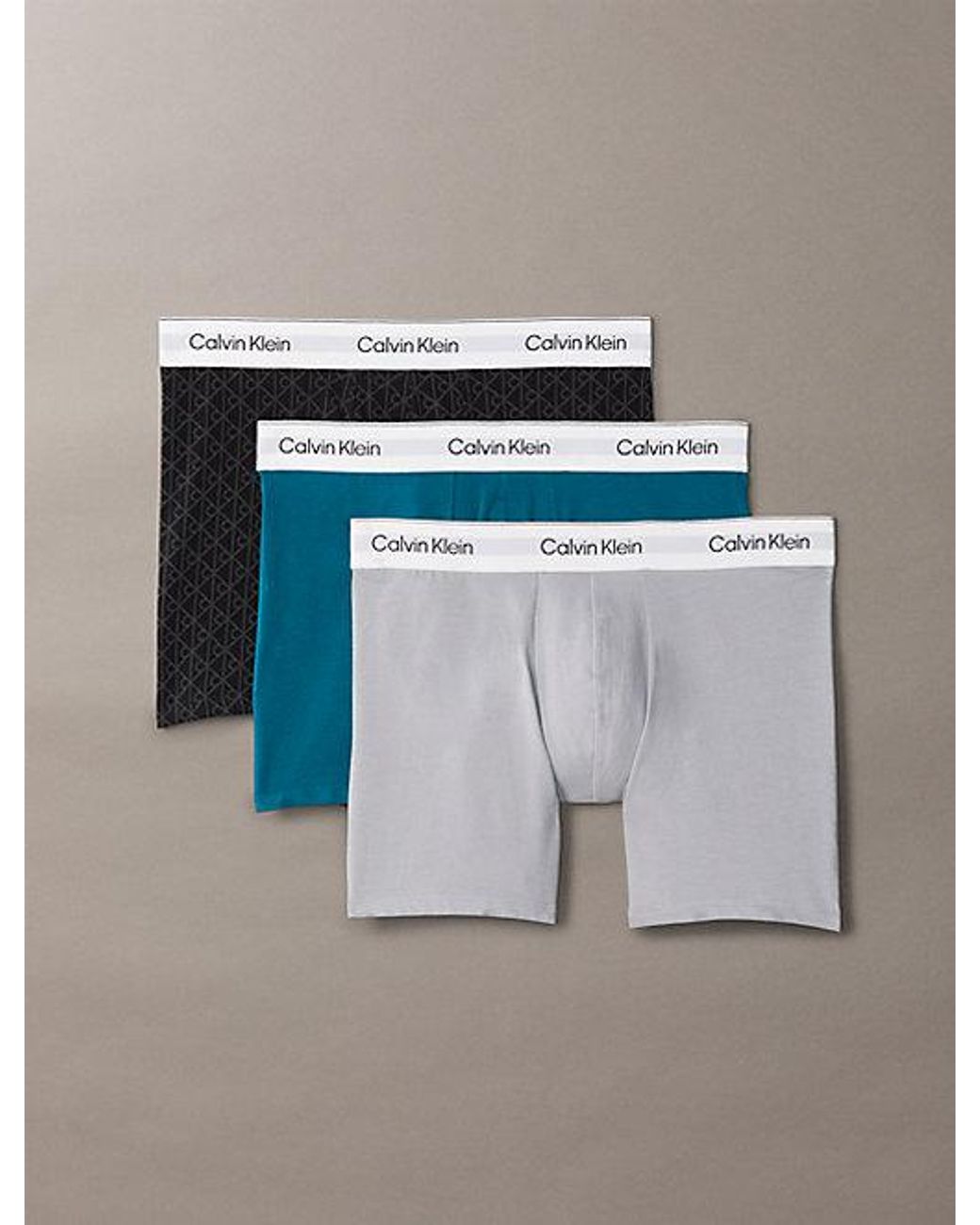 Calvin Klein 3-Pack Boxer Briefs in het Multicolor voor heren
