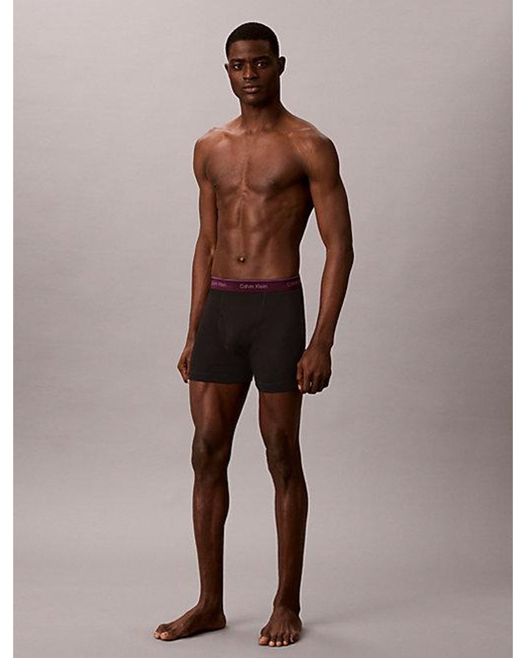 Calvin Klein Black 5 Pack Boxer Briefs Cotton Classics for men