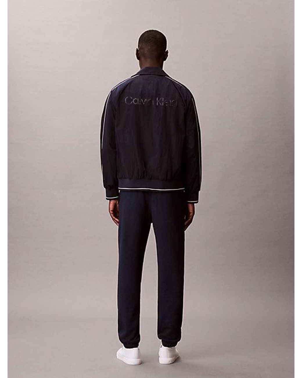 Calvin Klein Blue Jeans Cotton Terry Joggers for men