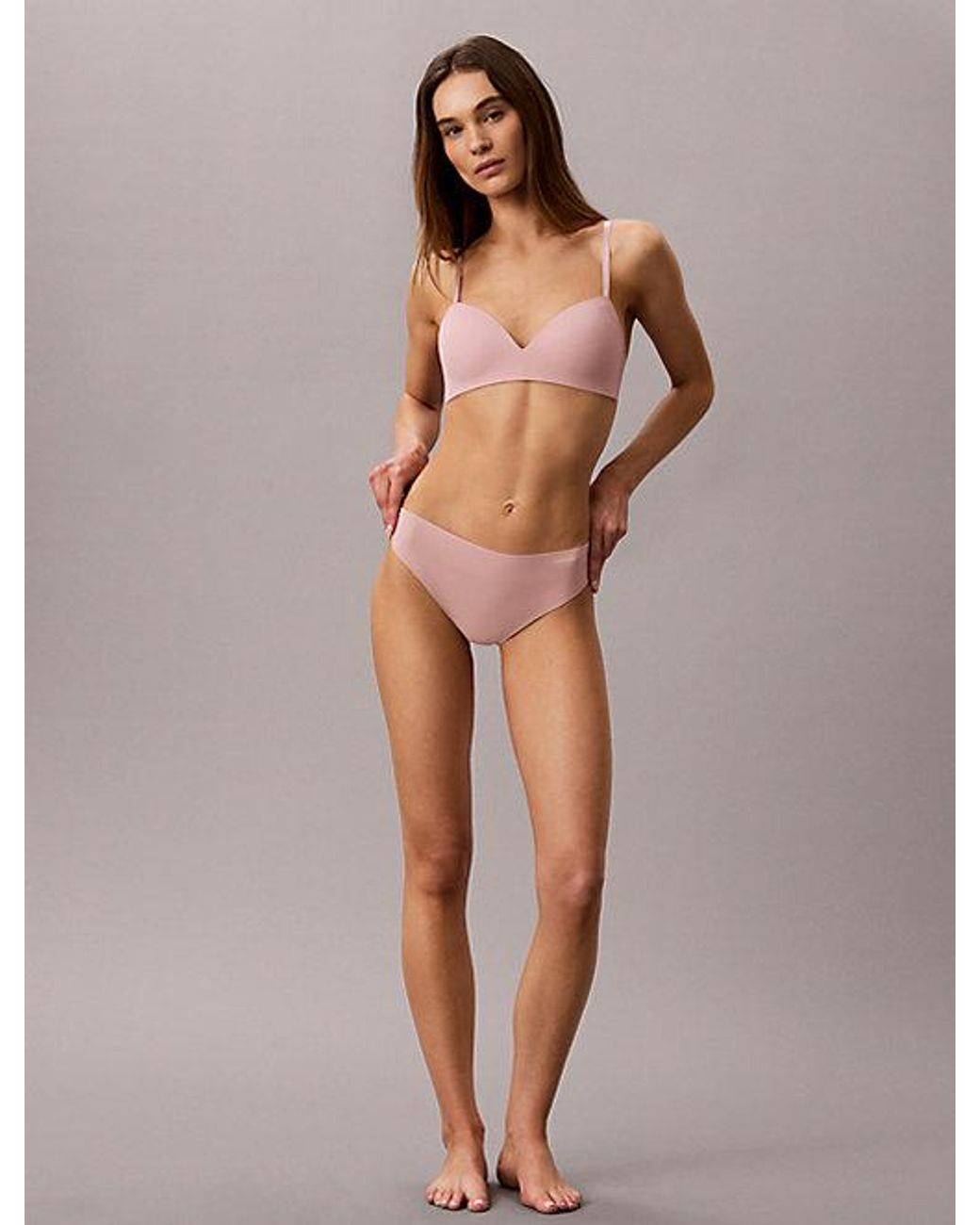 Calvin Klein Brown Lift Triangle Bra Perfectly Fit Custom Lift