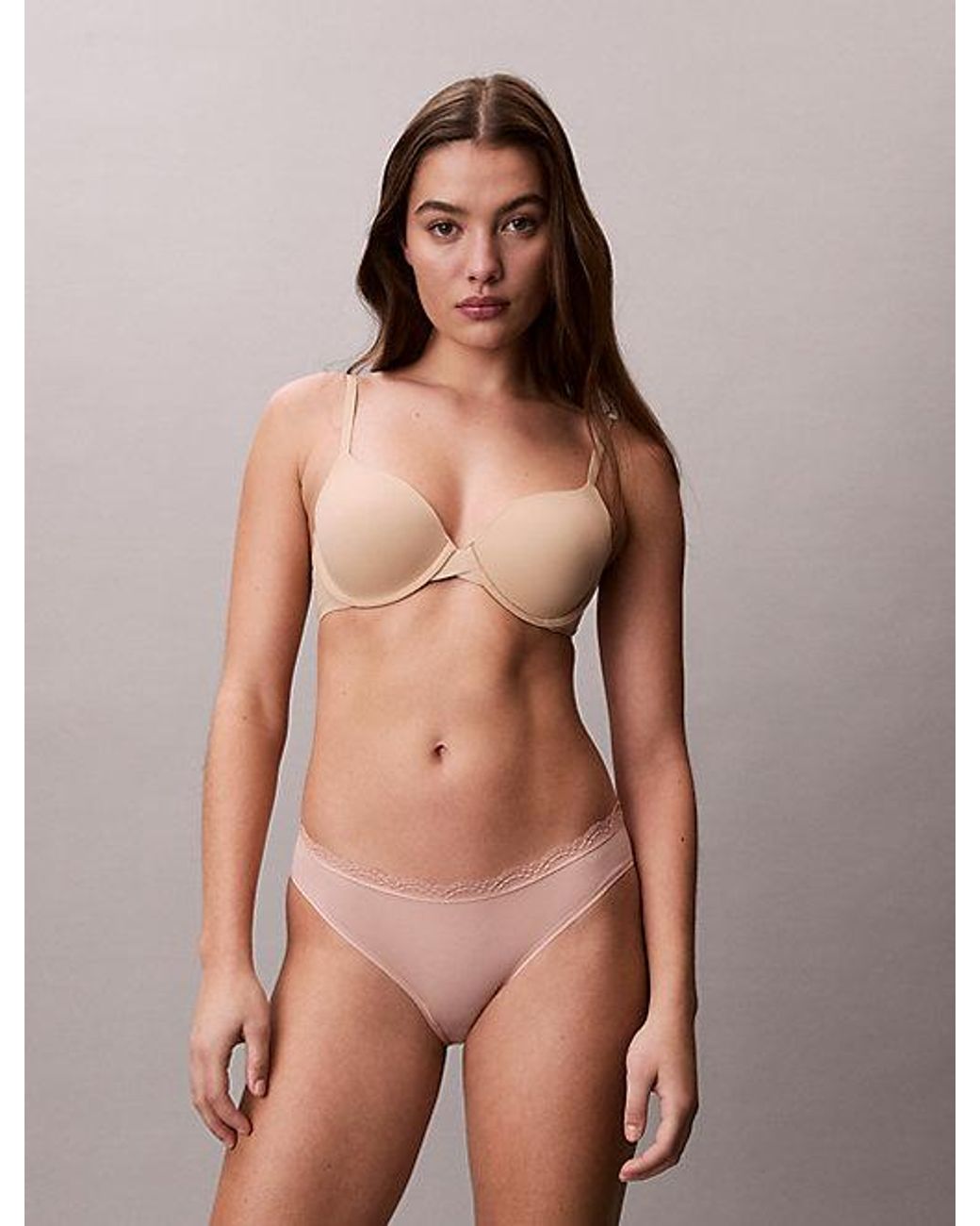 Calvin Klein Multicolor Bikini Briefs Microfibre Stretch With Lace