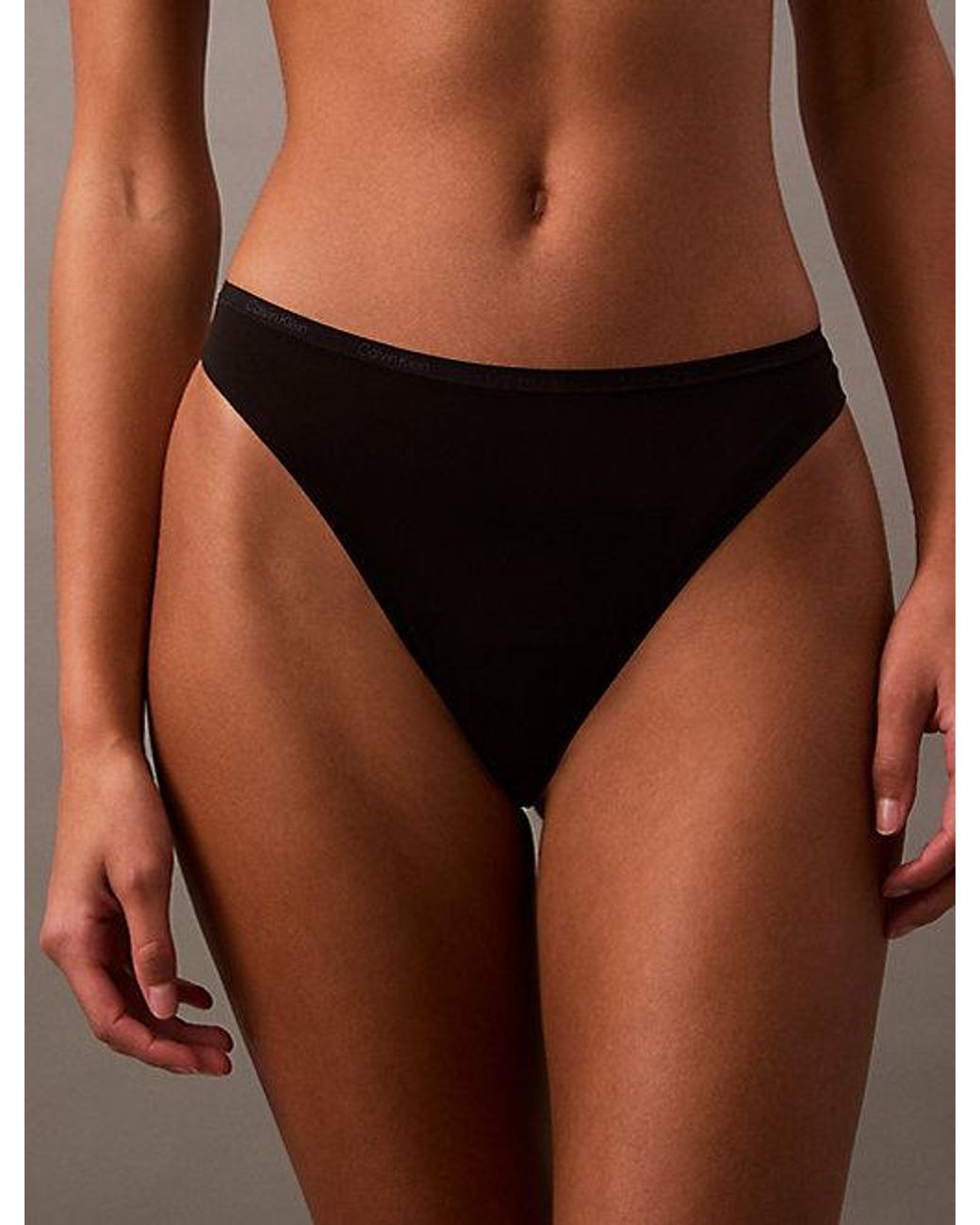 Calvin Klein String in het Black