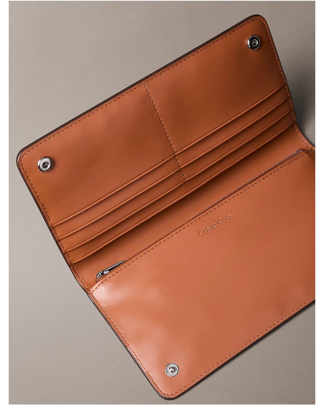 Calvin Klein Gray Foil Logo Wallet