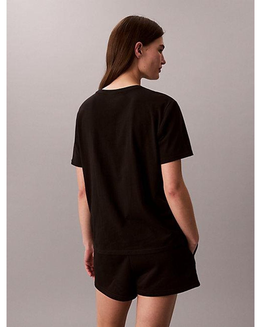 Calvin Klein Black Sport Breathable Quick Dry Travel T-Shirt