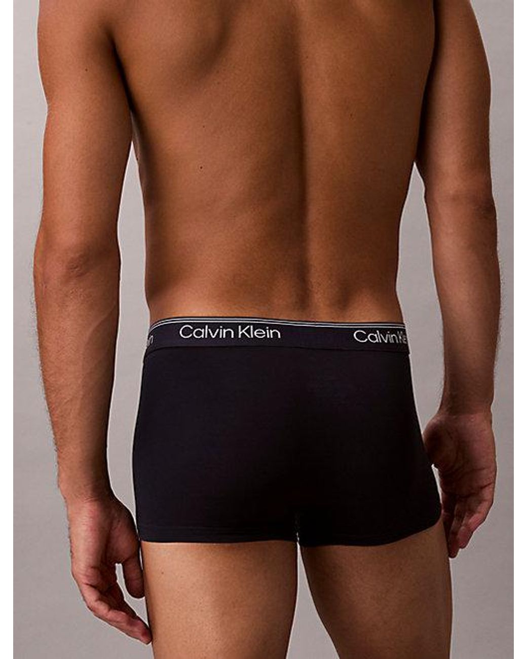 Calvin Klein 5-Pack Lage Taille Boxers in het Blue voor heren