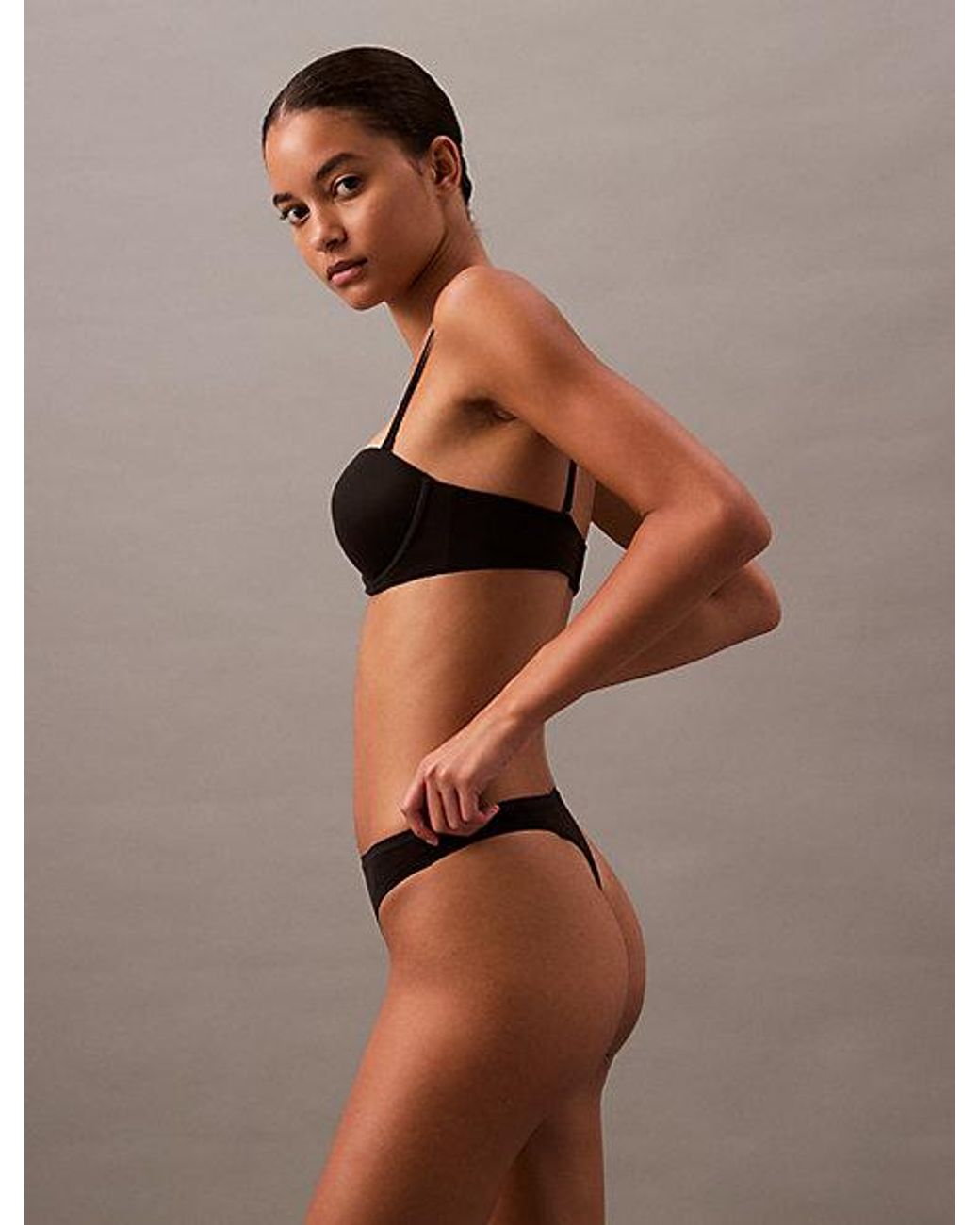 Calvin Klein String in het Black