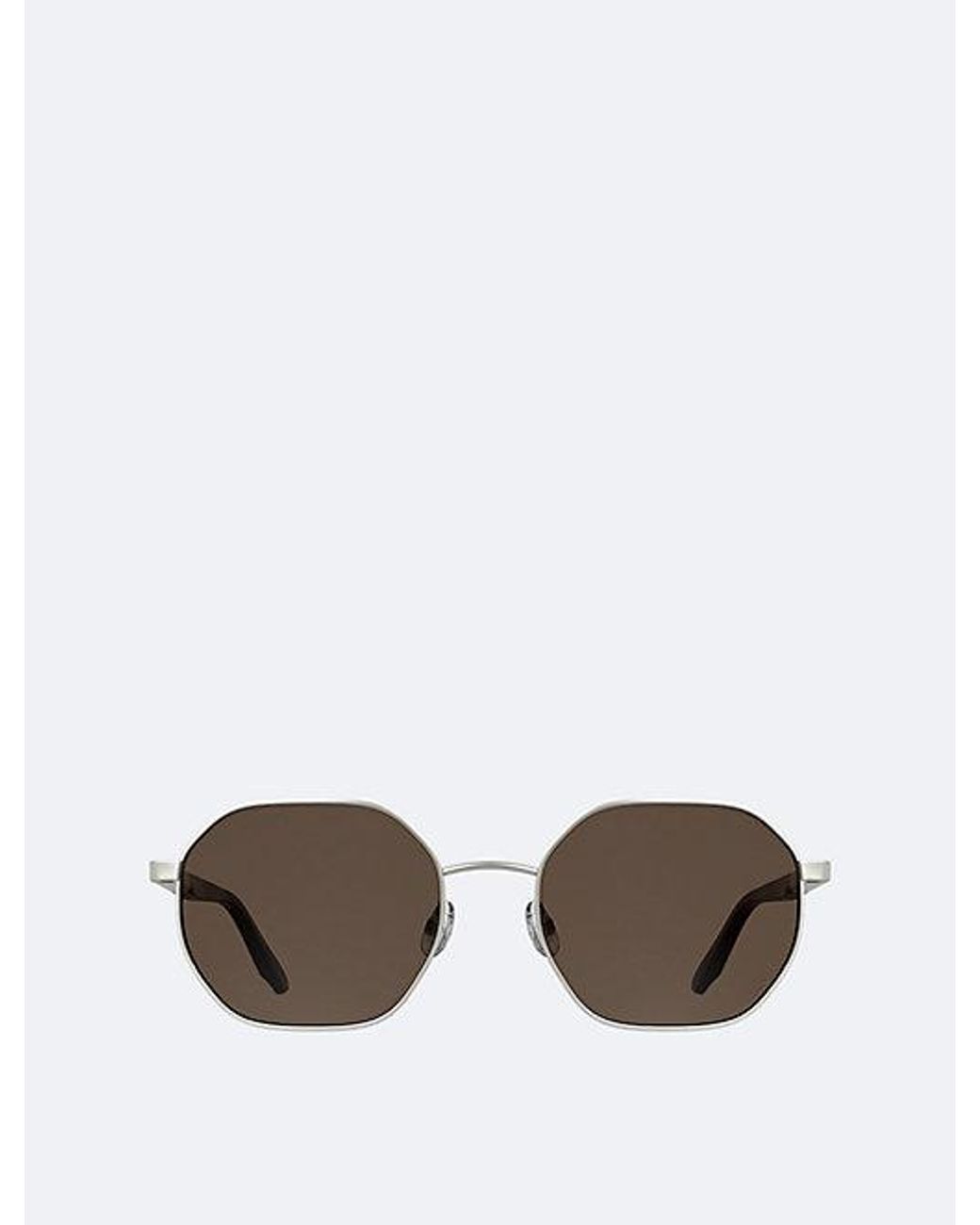 Calvin Klein White Modified Rectangle Sunglasses Ck25110S