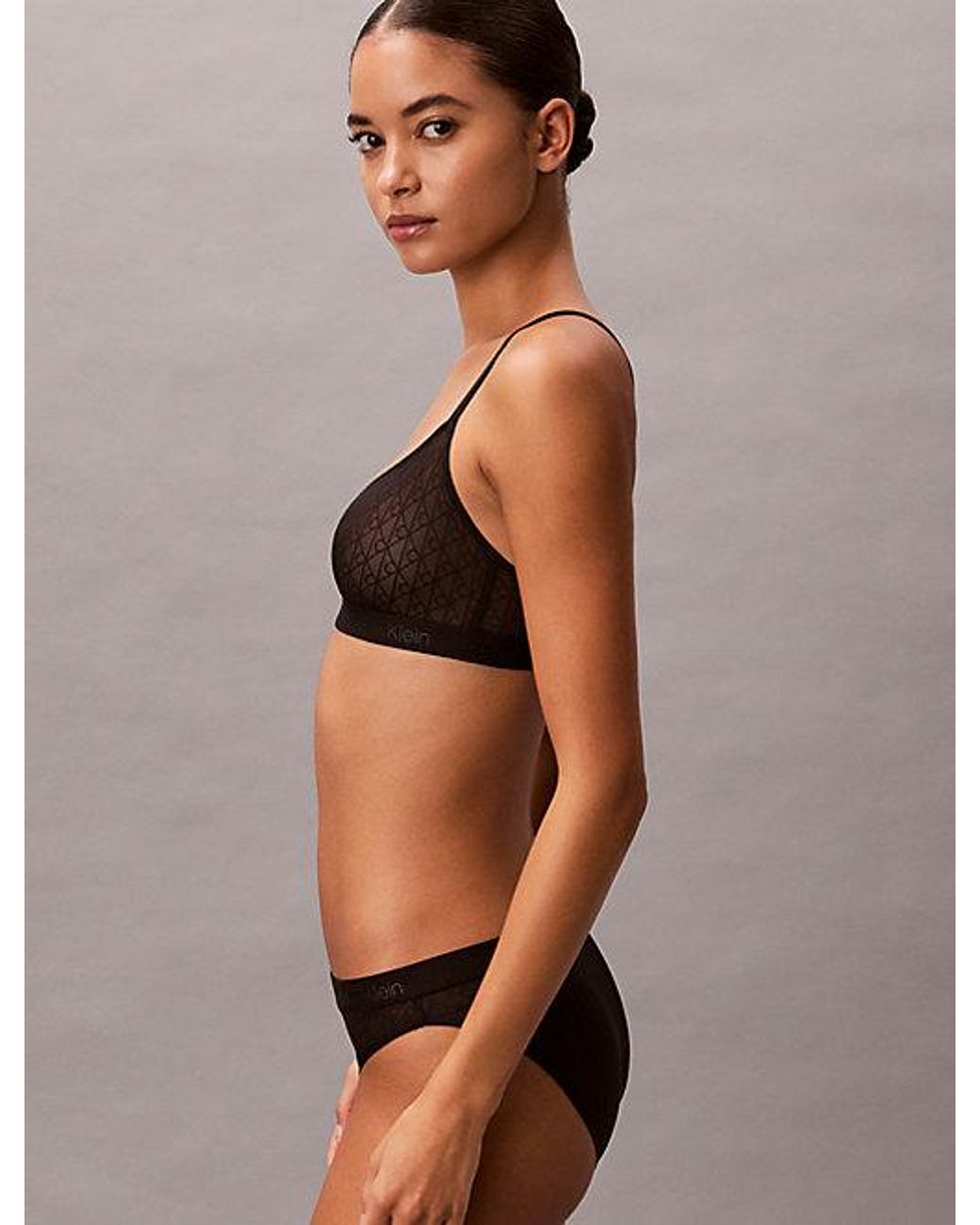 Calvin Klein Bralette in het Black