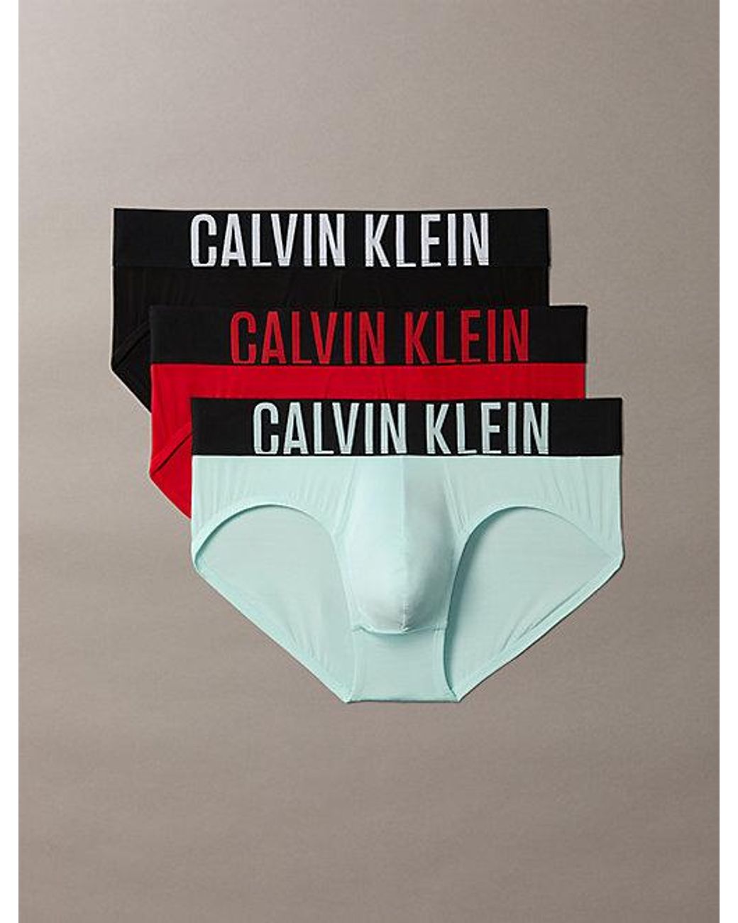 Calvin Klein Multicolor 3 Pack Briefs Intense Power Microfibre Stretch for men