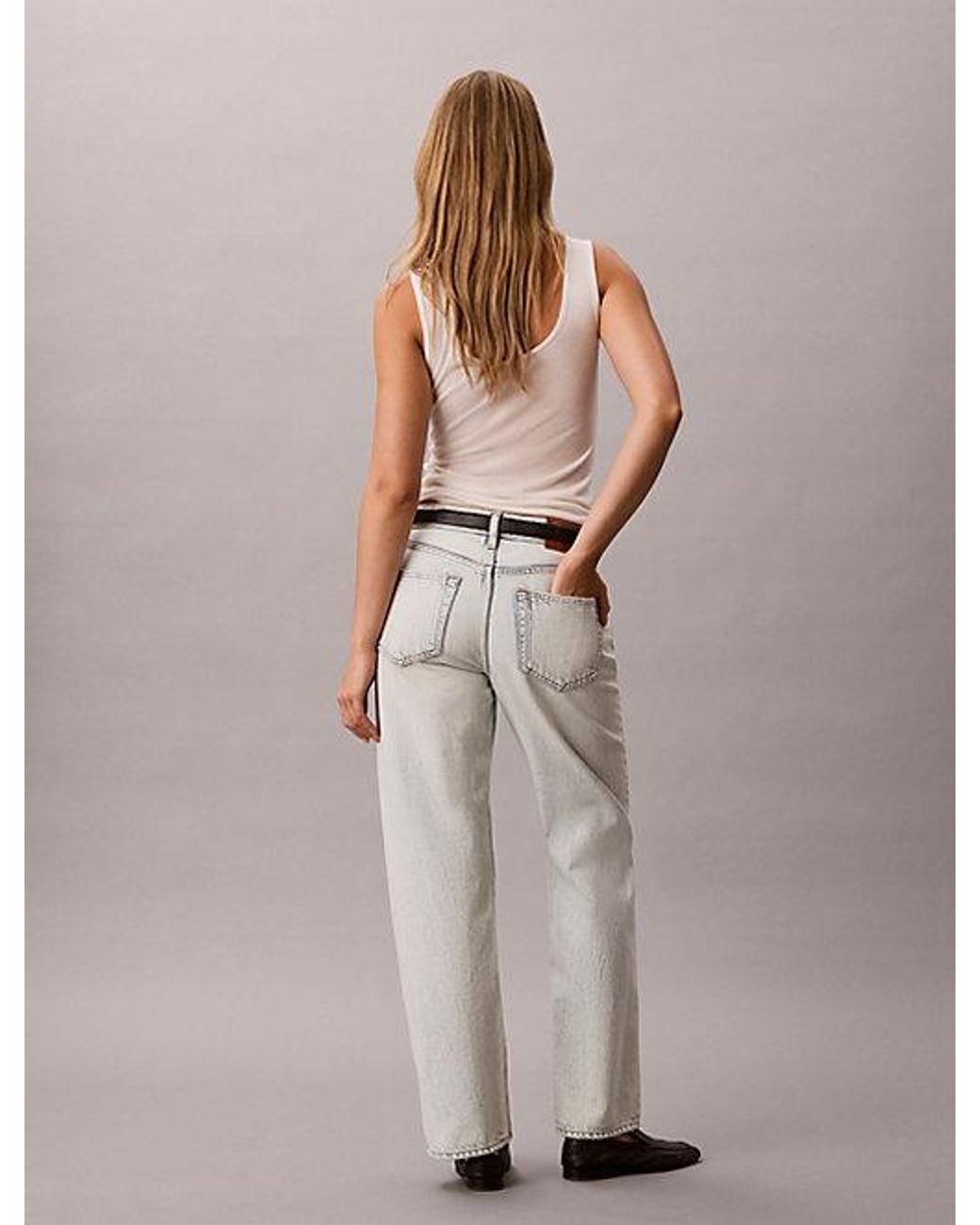 Calvin Klein Blue Jeans 90S Straight Jeans
