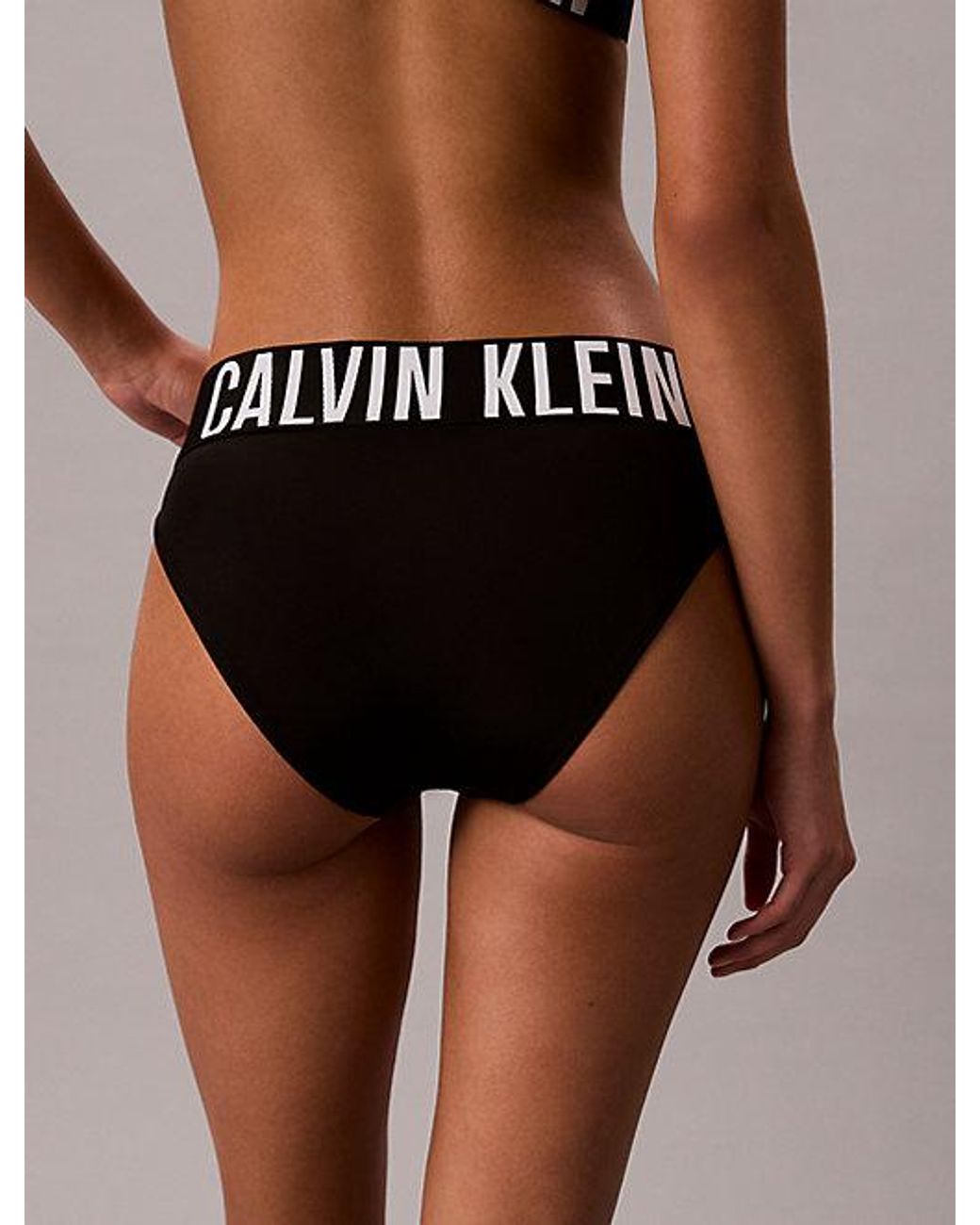Calvin Klein Black Bikini Bottoms Intense Power