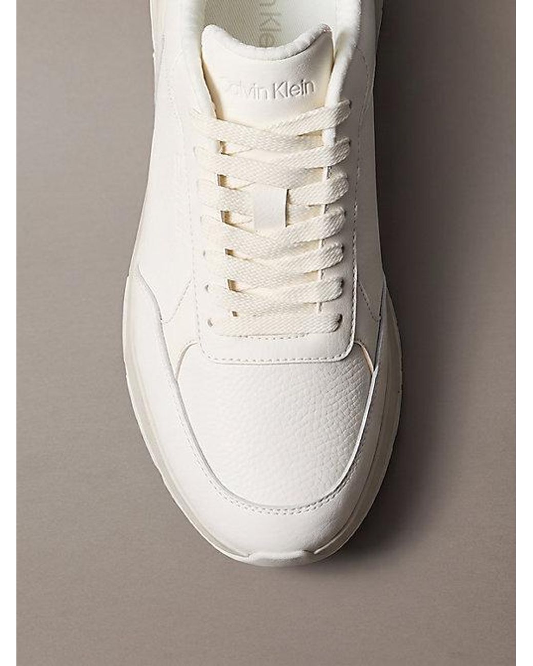 Calvin Klein Multicolor Leather Chunky Dad Trainers for men