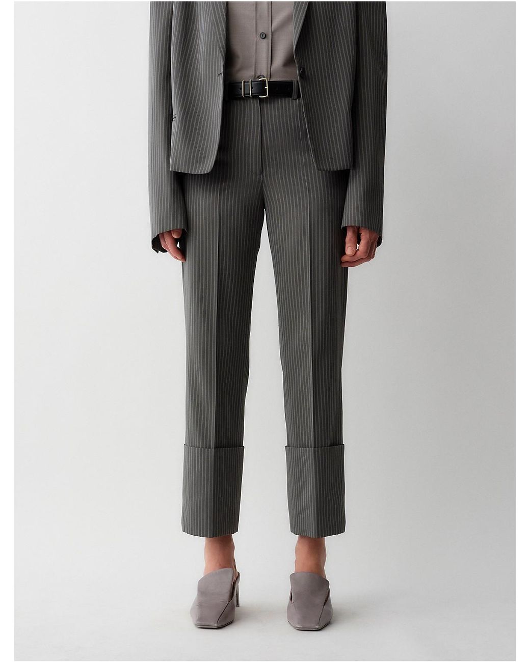 Calvin Klein Gray Eva Pants