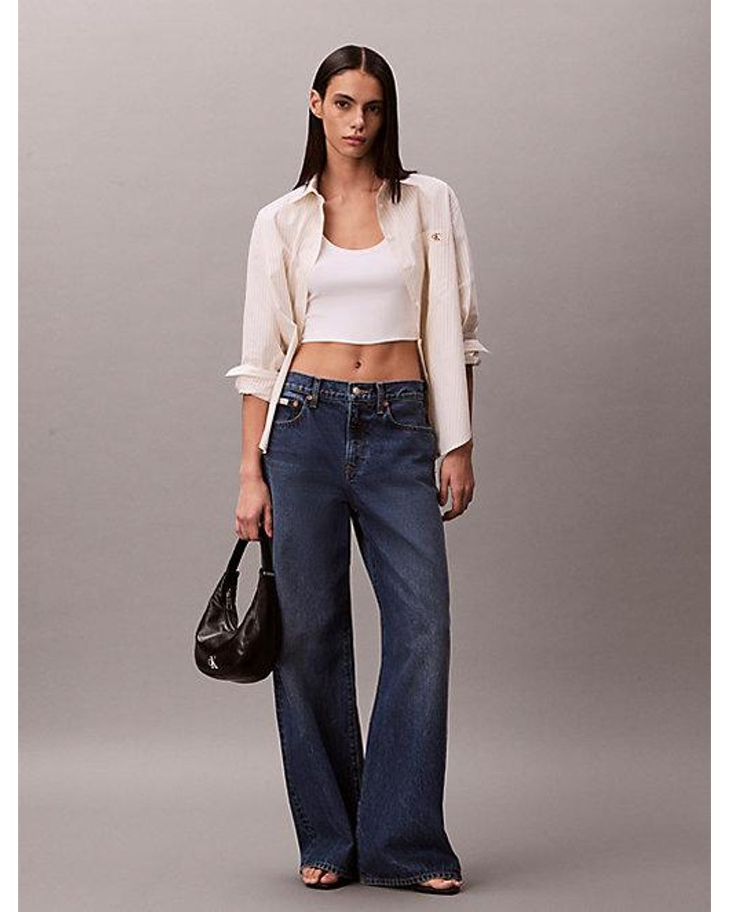 Calvin Klein Blue Jeans Wide Leg Jeans