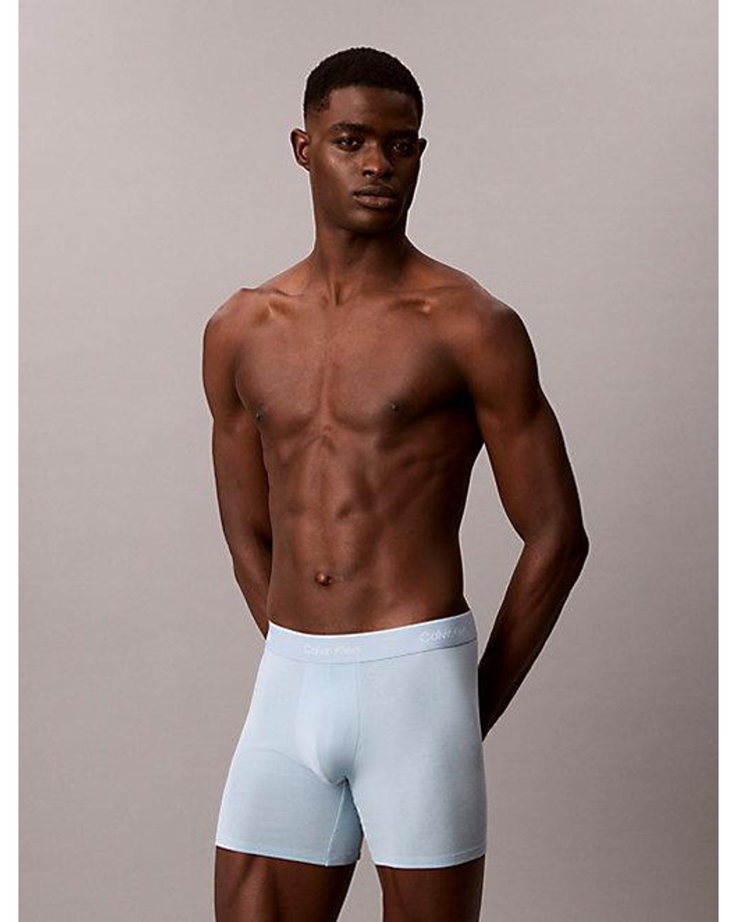 Calvin Klein Multicolor 5 Pack Boxer Briefs Icon Cotton Stretch for men