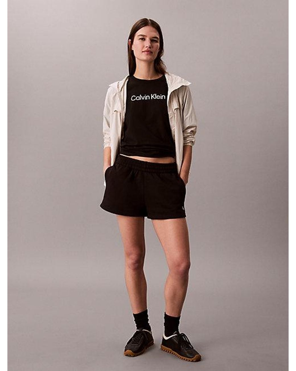 Calvin Klein Black Sport Breathable Quick Dry Travel T-Shirt
