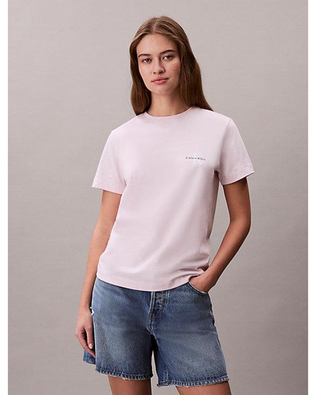 Calvin Klein Multicolor Jeans 2 Pack Cotton Monogram T-Shirts