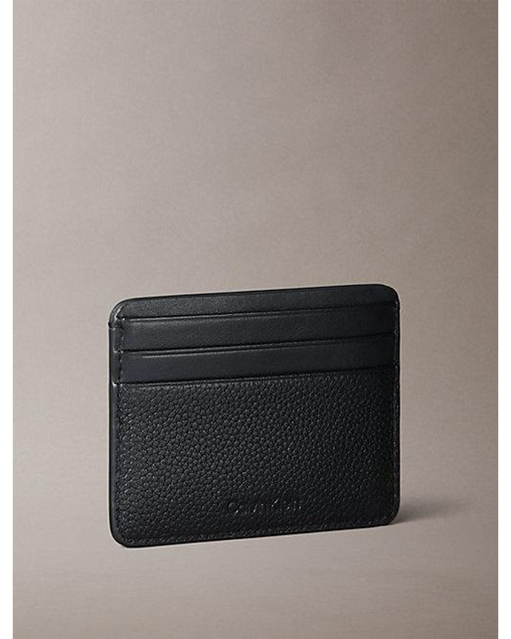 Calvin Klein Multicolor Leather Rfid Monogram Cardholder