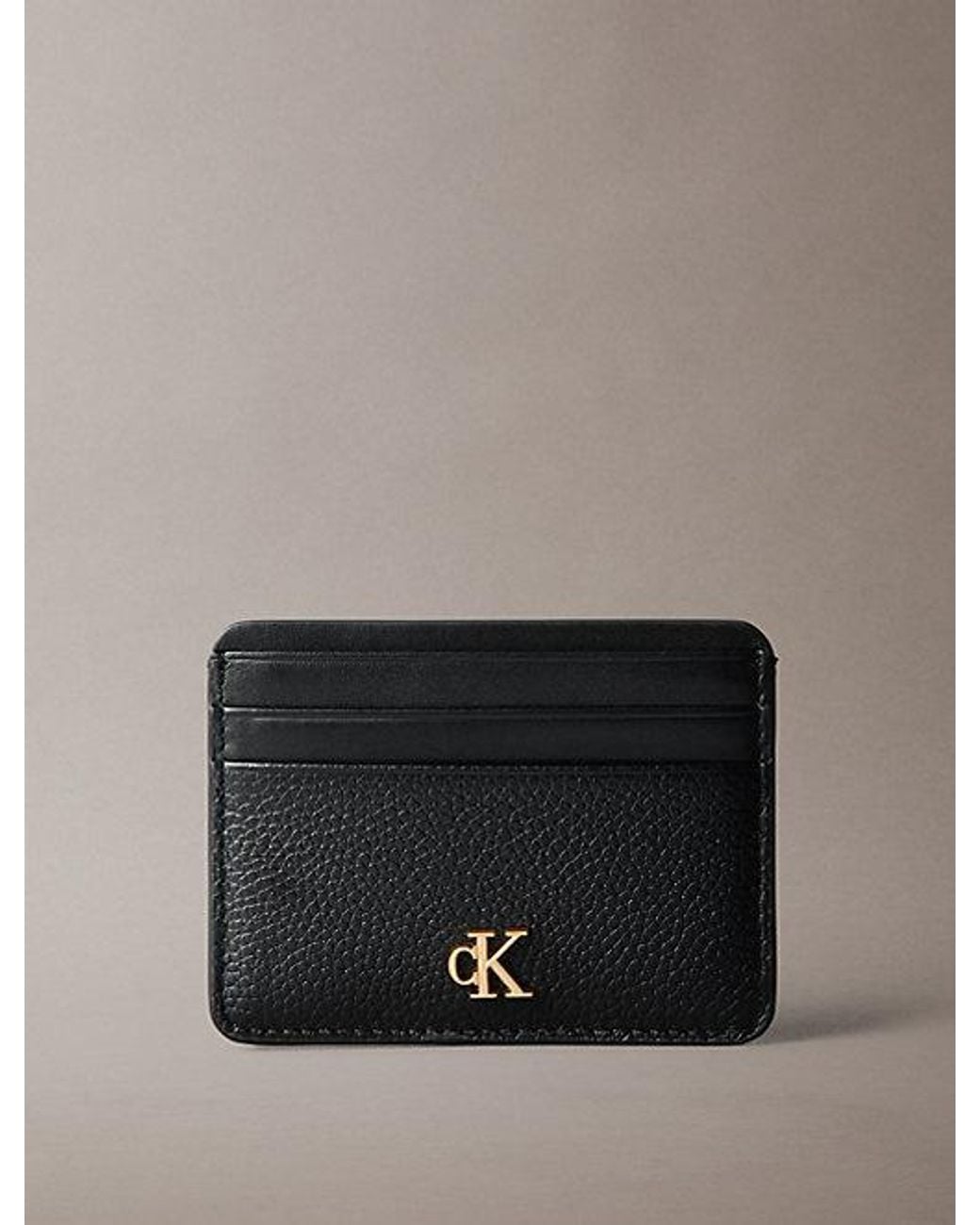 Calvin Klein Multicolor Leather Rfid Monogram Cardholder