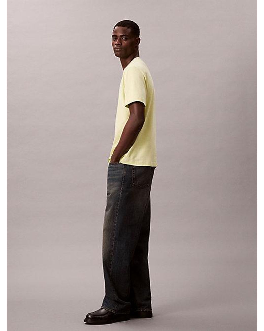 Calvin Klein Natural Jeans Monogram T-Shirt for men