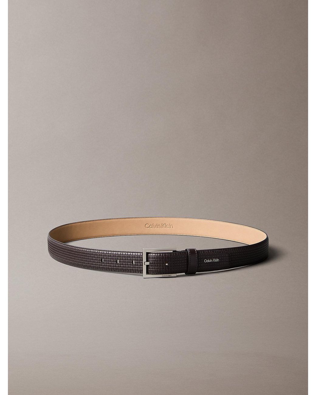 Cintura di Calvin Klein in Brown da Uomo