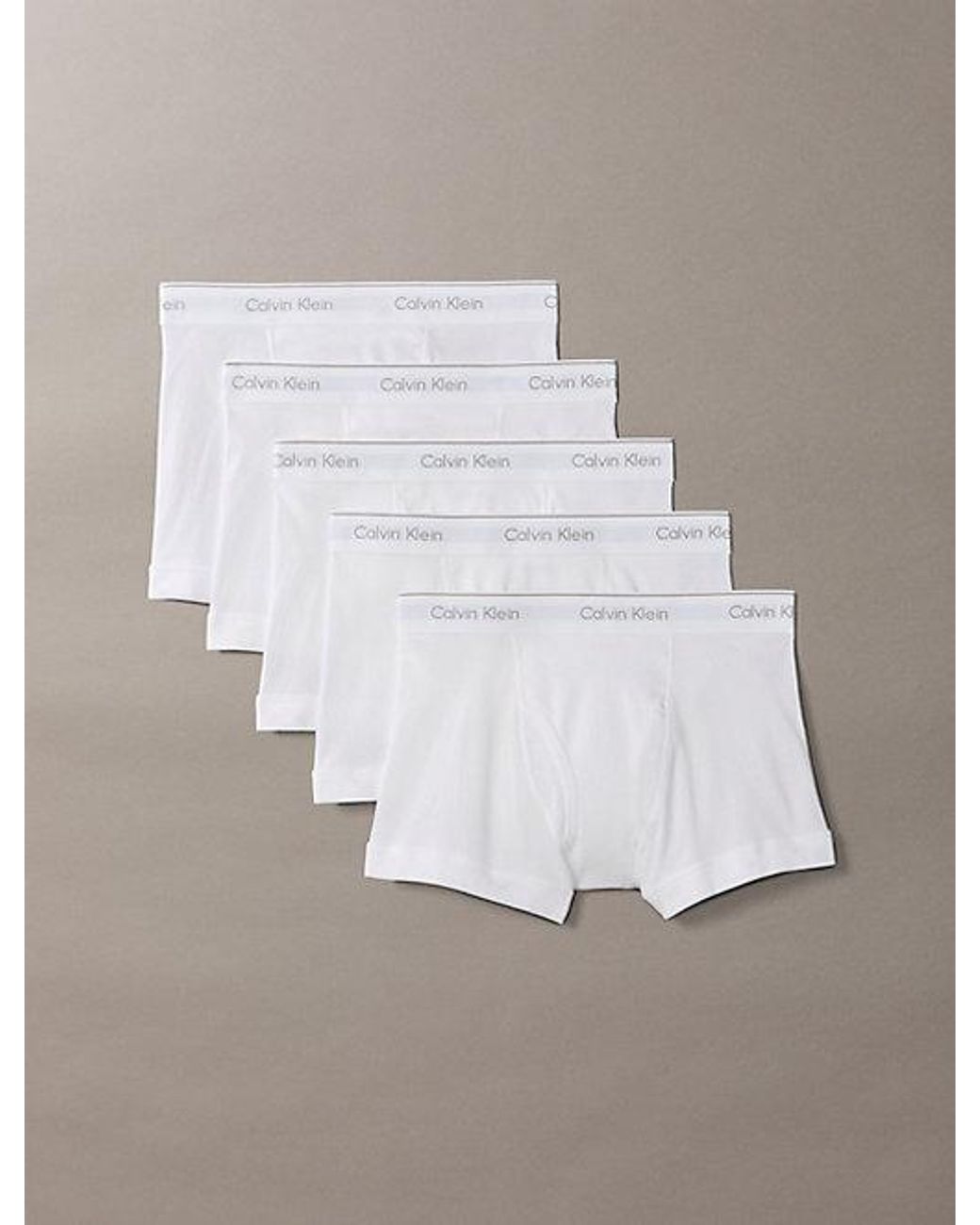 Calvin Klein 5-Pack Korte Boxers in het White voor heren