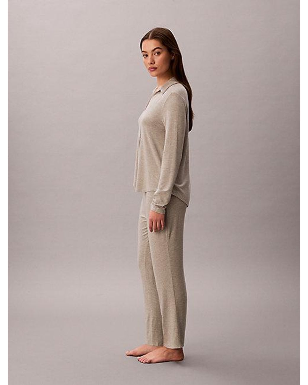 Calvin Klein Multicolor Shirt And Pants Set Ultra Soft Modal