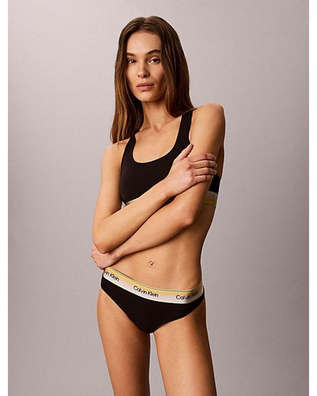 Calvin Klein String in het Brown